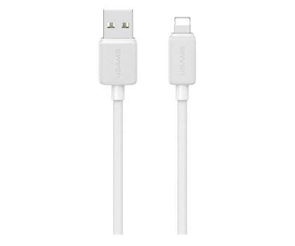 Kabel USAMS Kabel US-SJ694 2,4A Lightning do USB-A 2m biały